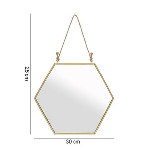 Large Gold Geometric Mirror