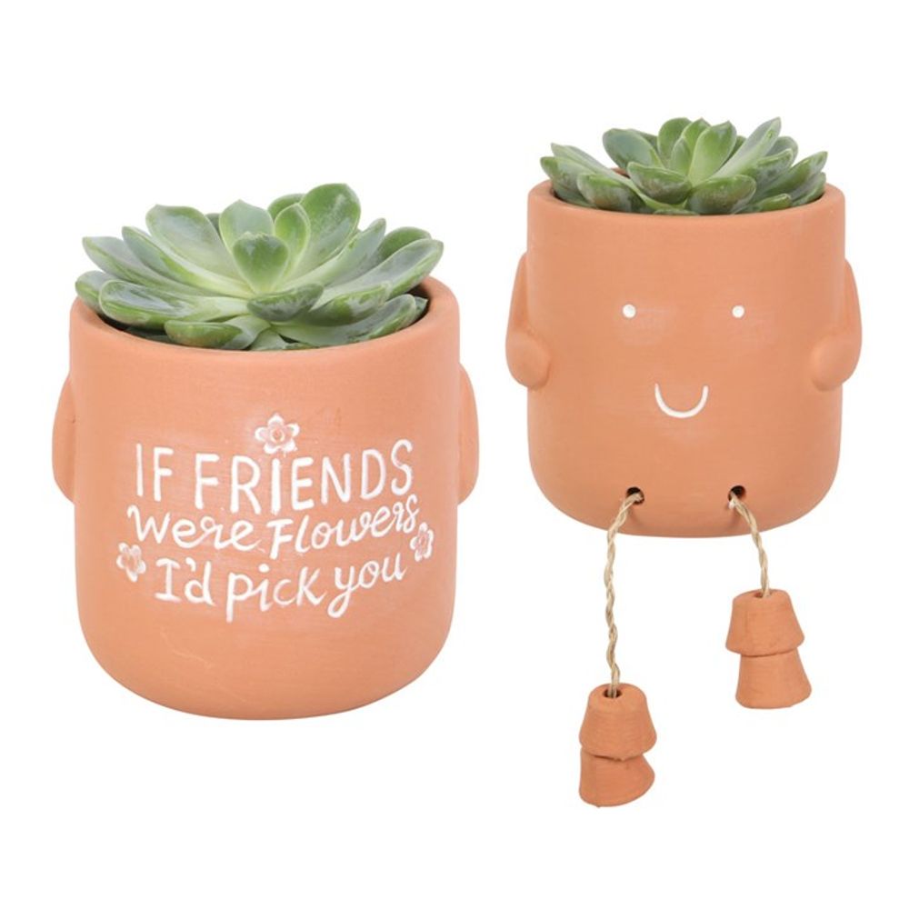friends plant pot If Friends Were Flowers Sitting Plant Pot Pal – Mummik