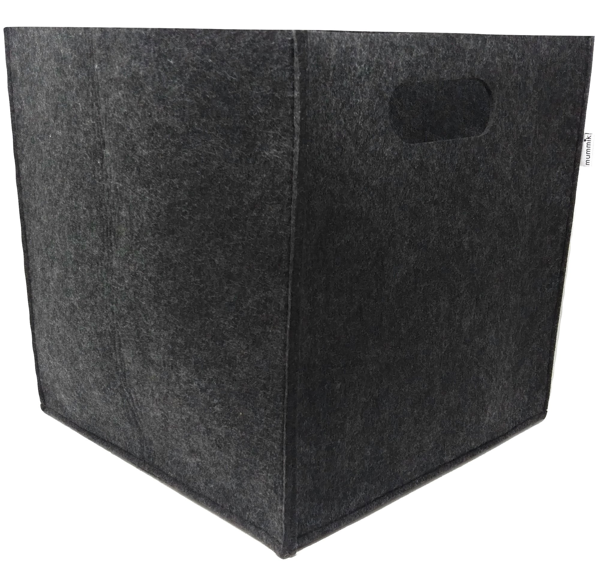 2-set Box Felt Box Storage Box Softbox Storage Basket for Ikea Shelf, Trunk,  Basement Shelf, Shelf Basket, Black 