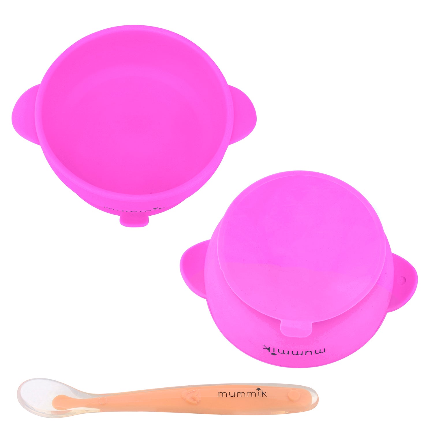  2 Pack Silicone Baby Bowls with Super Suction